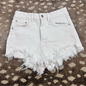 Zara Jean Shorts- White